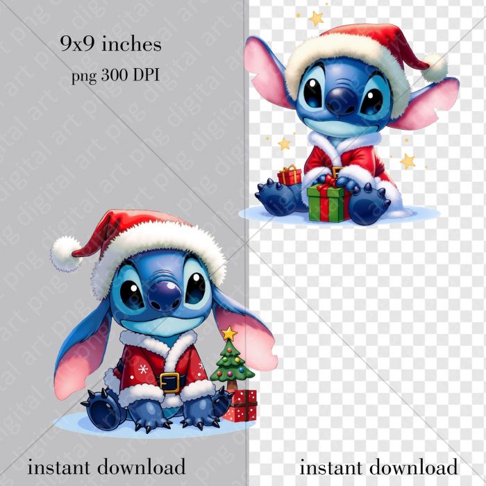 Christmas Stitch PNG Prints