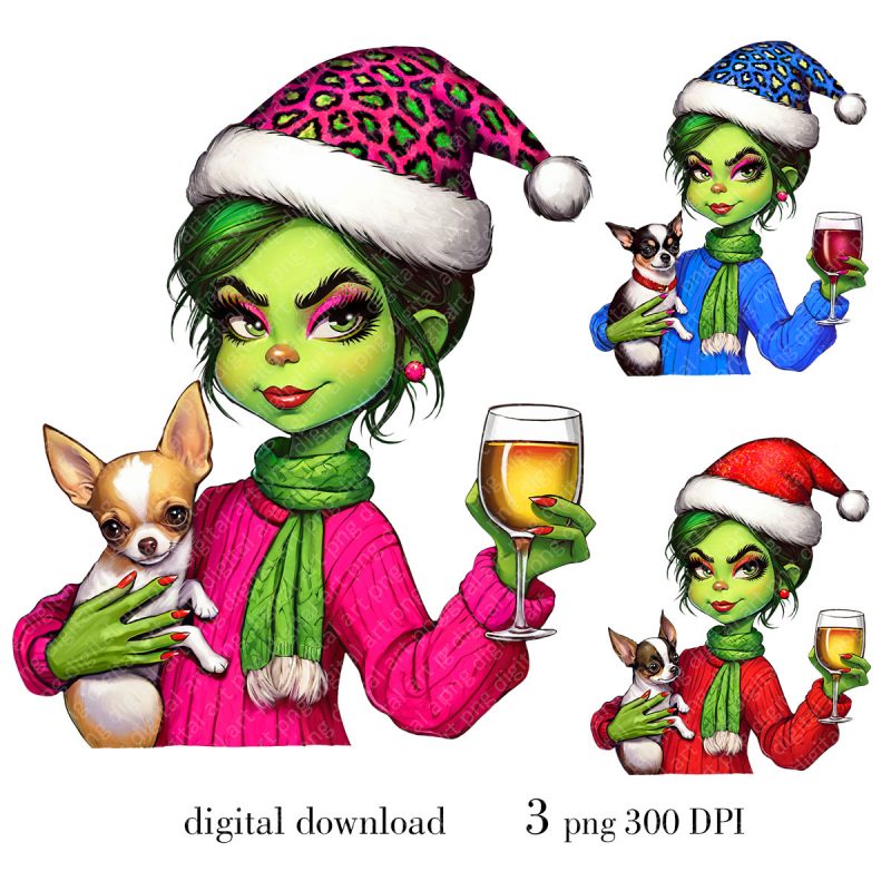 Grinch woman