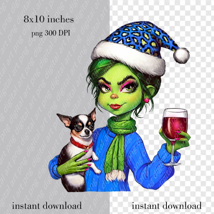 Grinch woman