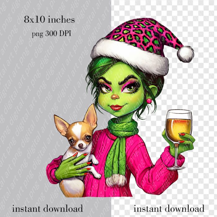 Grinch woman