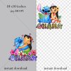 Lilo Stitch Sublimation Design