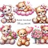 Teddy Bear with Pink Bow