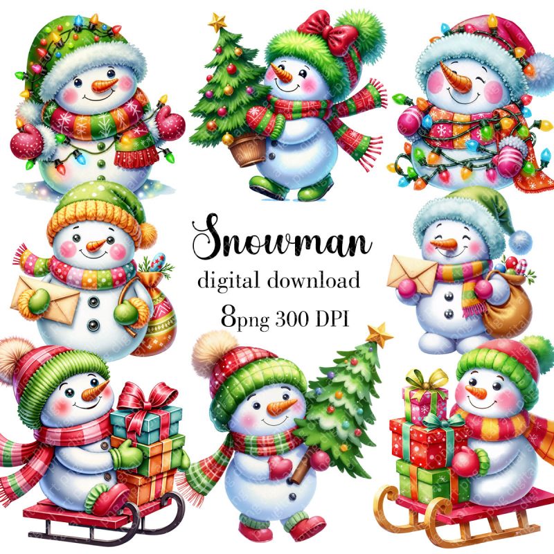 Snowmen set
