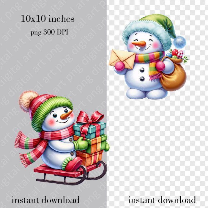 Snowmen set