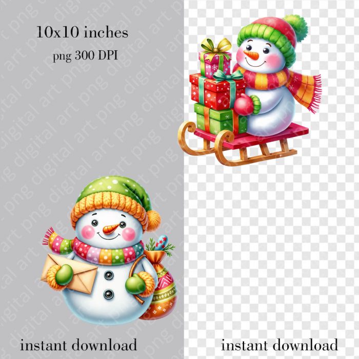 Snowmen set