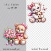Teddy Bear with Pink Bow