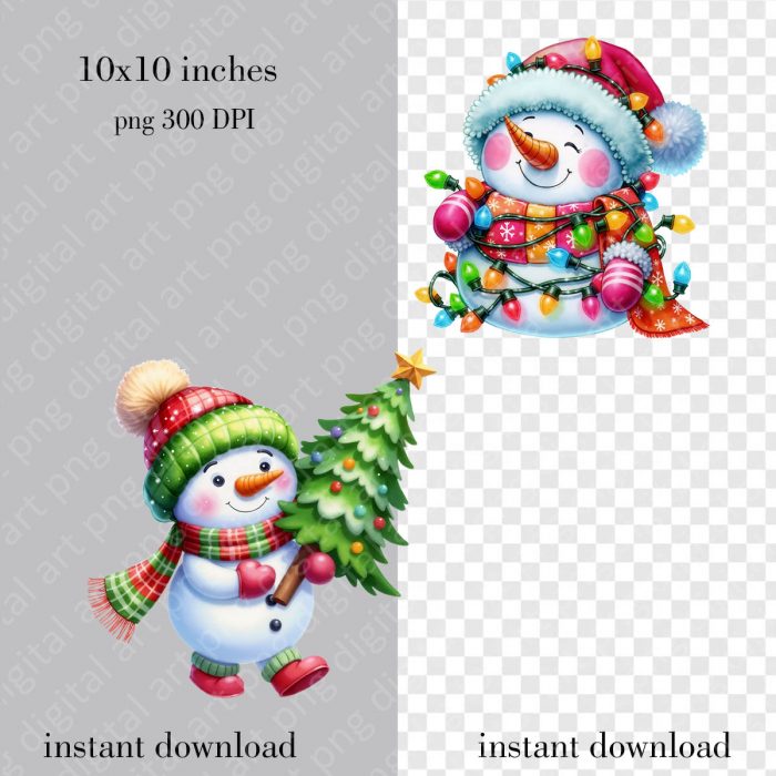 Snowmen set