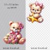 Teddy Bear with Pink Bow