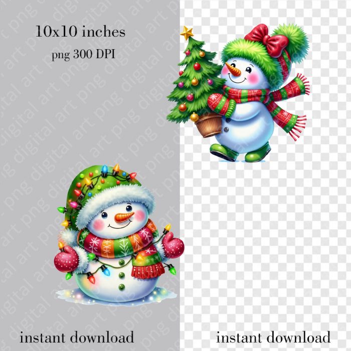 Snowmen set