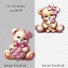 Teddy Bear with Pink Bow