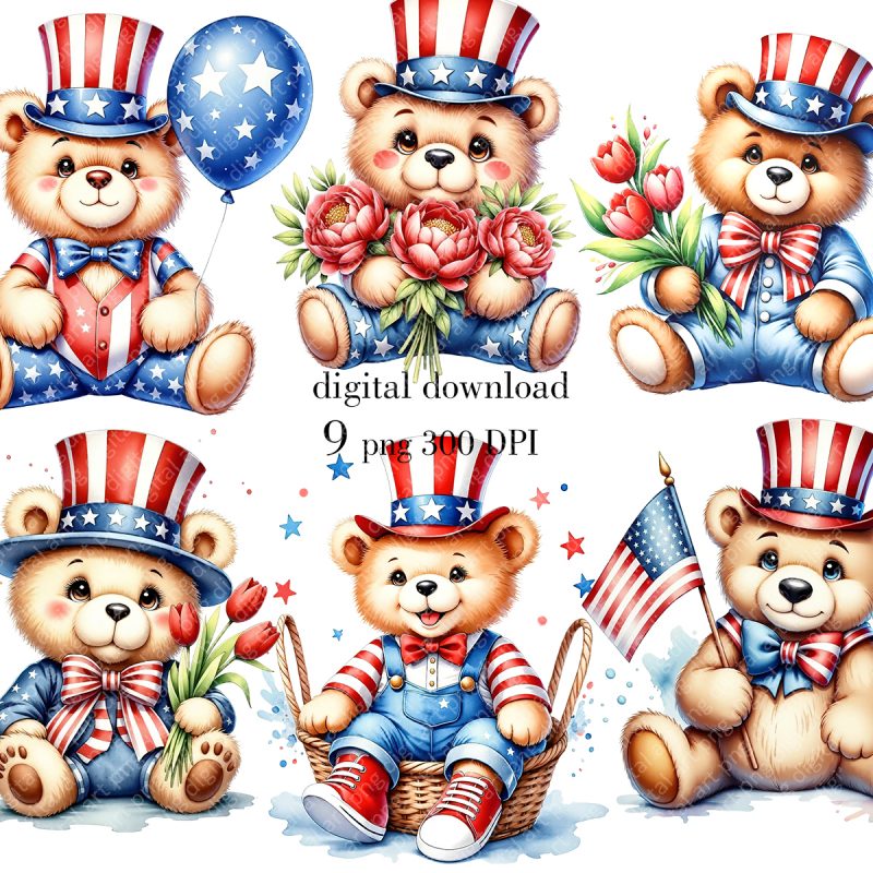 Patriotic Teddy Bear