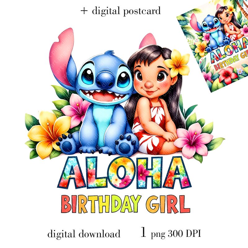 Aloha Birthday Girl 1