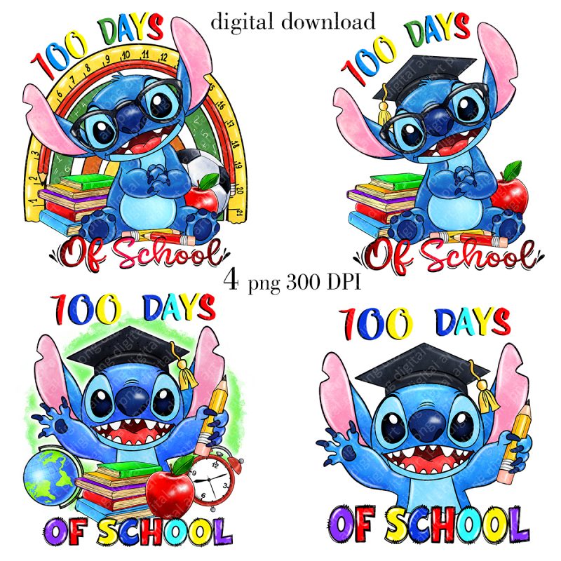 Stitch 100 Days of School