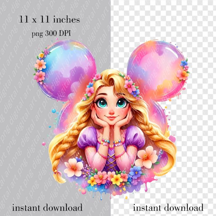 Disney Princesses Print
