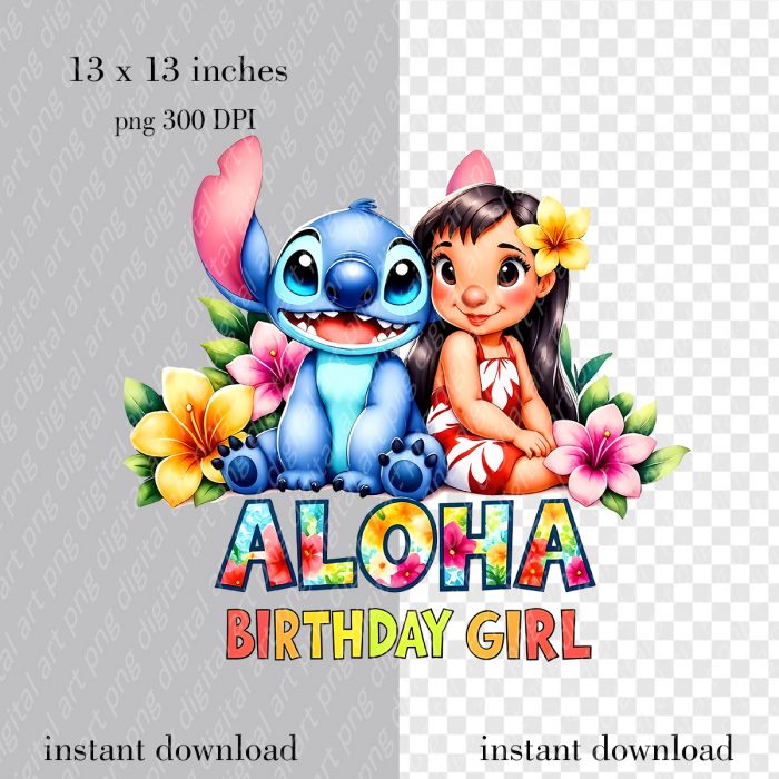 Aloha Birthday Girl 1