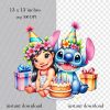 Lilo Stitch birthday PNG