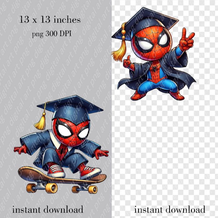 Spiderman Graduation
