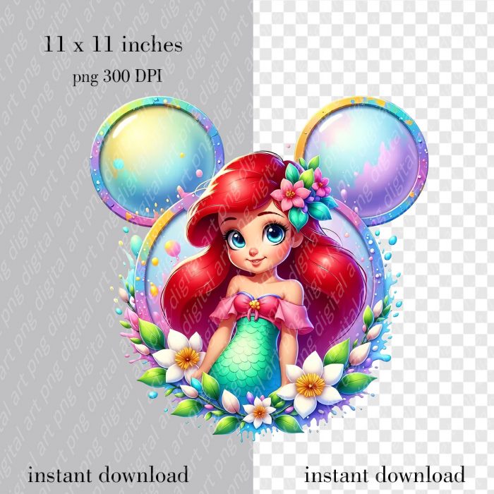 Disney Princesses Print