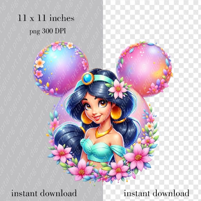 Disney Princesses Print