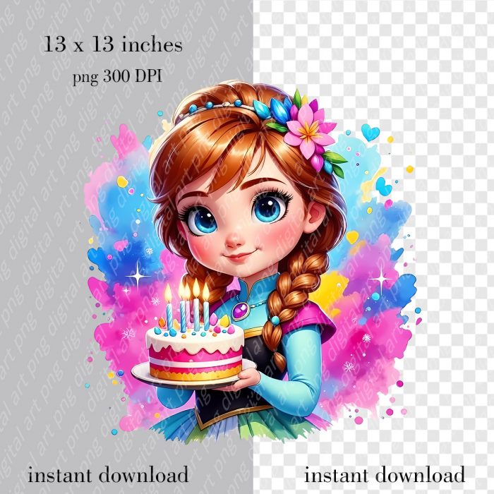 Princesses birthday cake