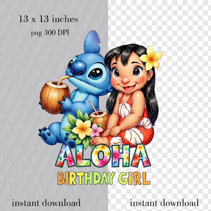 Aloha Birthday Girl 3