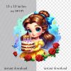 Princesses birthday cake