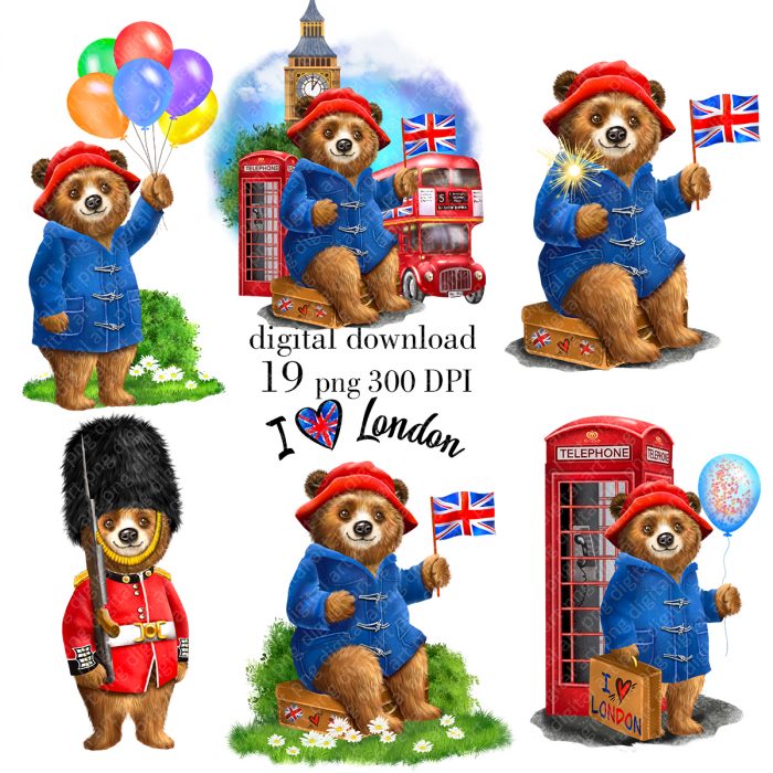 Paddington Bear Clip art