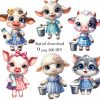 Farm animals clipart