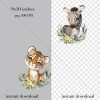 Safari Baby Animals Clipart
