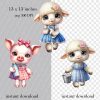 Farm animals clipart