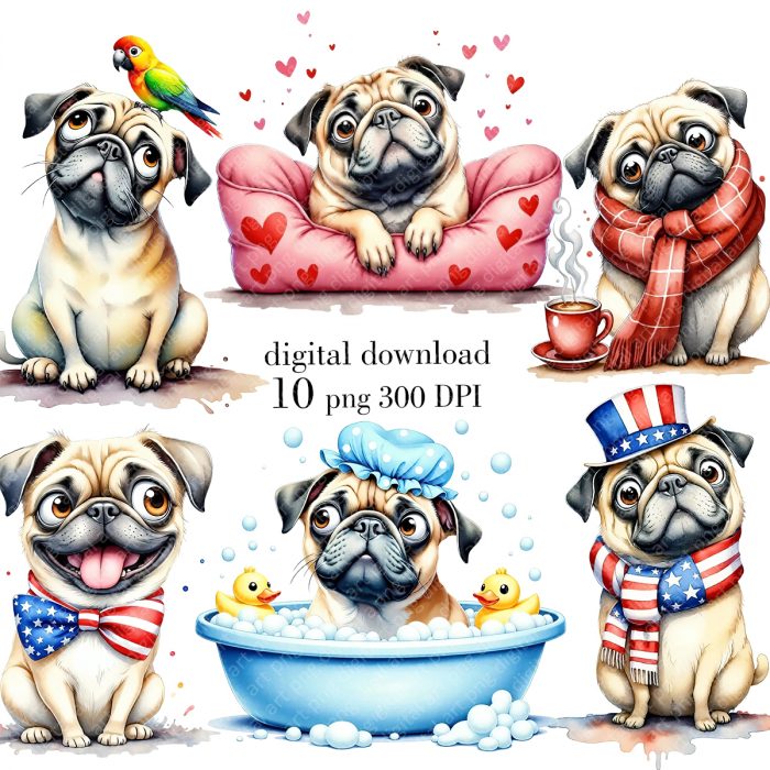 Pug Clipart