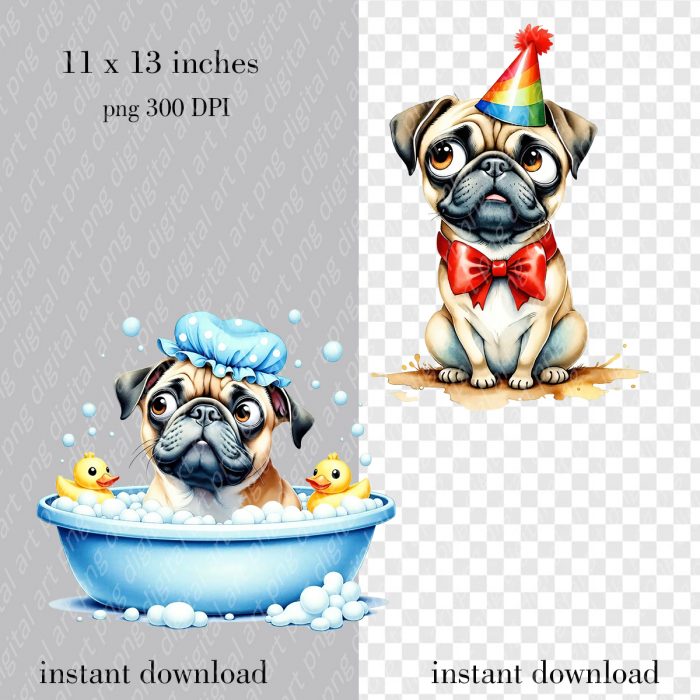 Pug Clipart