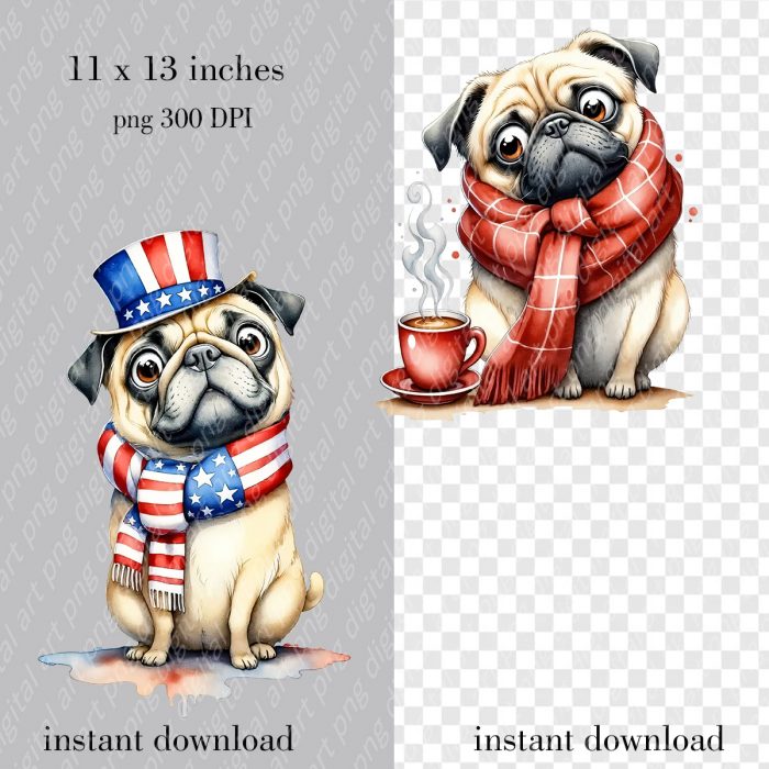 Pug Clipart