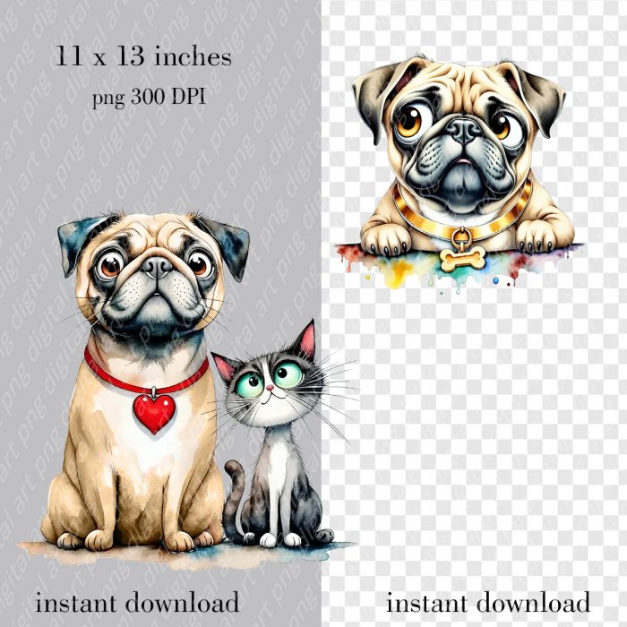 Pug Clipart