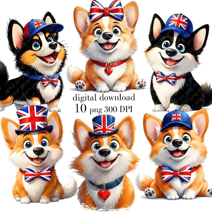 Cute Corgi Clipart