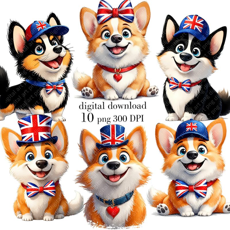 Cute Corgi Clipart