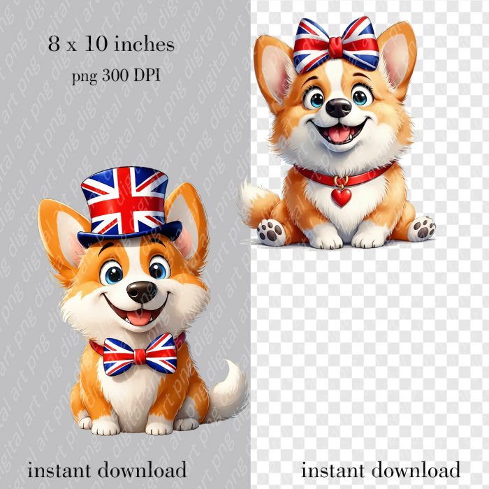 Cute Corgi Clipart