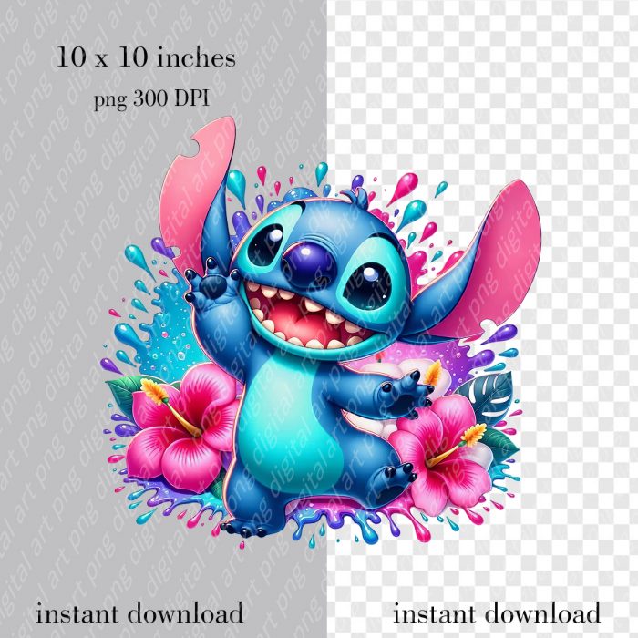 Stitch bright splashes