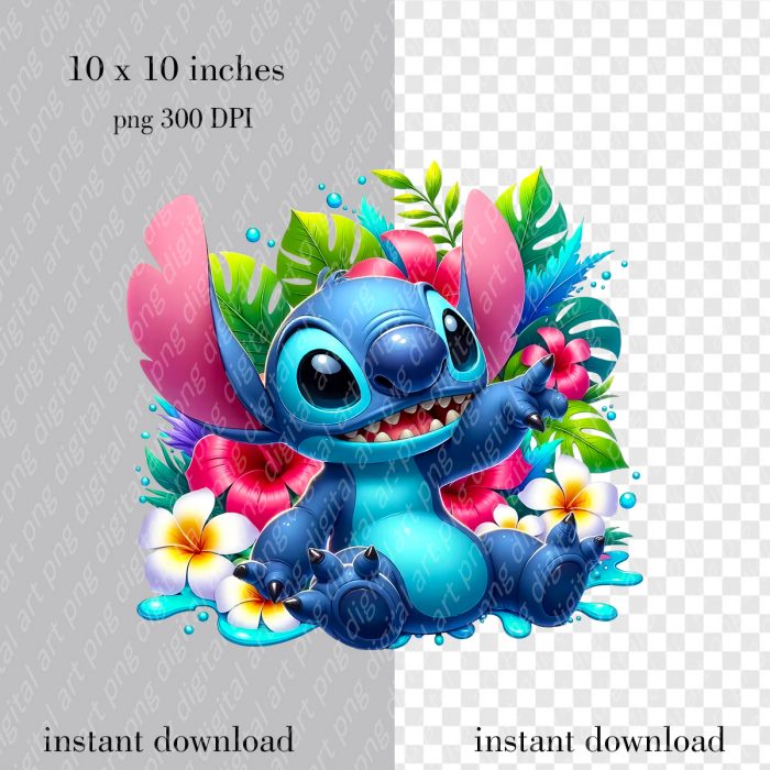 Stitch bright splashes