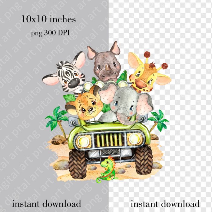 Safari jeep