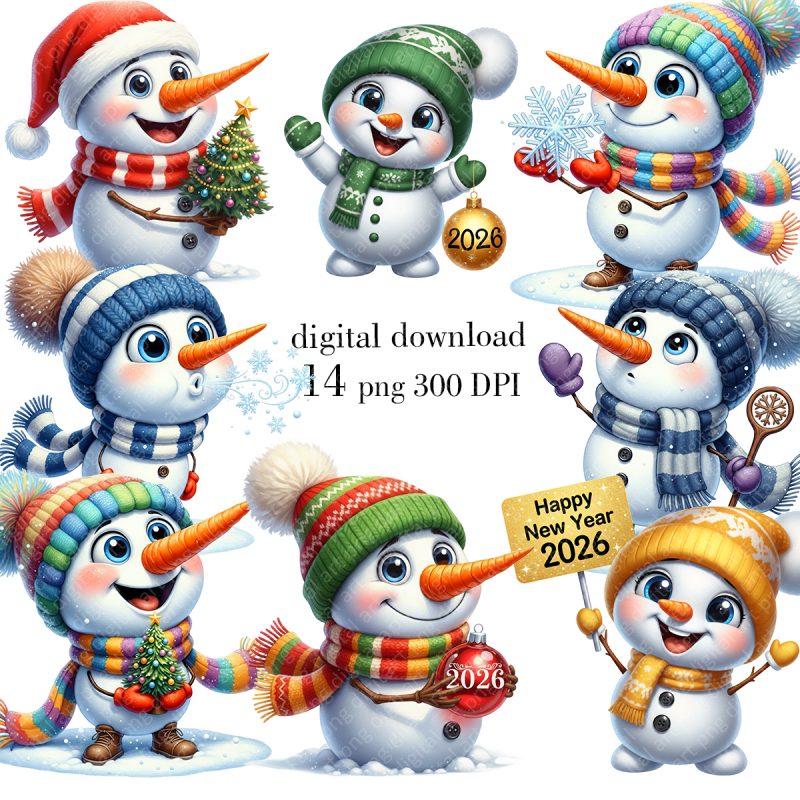 Cute Snowman Clipart