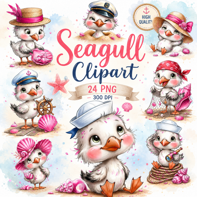Cute Seagull Bundle